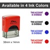 Printtoo This Account is OVERDUE Self Inking Rubber Stamp Office