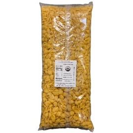 Mantova Organic Shells Pasta, 160 oz. (10 lbs.) (Pack of 1), Product of Italy, Traditional, Bronze-Die, Slow-Dried Conchiglie Pasta, Made with 100% Italian, All-Natural Durum Wheat Semolina, Bulk Pasta for Foodservice, Restaurants, Catering, Dining Halls, Cafeterias, Non-GMO, No Artificial Flavoring, Coloring or Preservatives