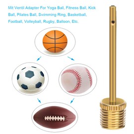 21 piezas de latón Presta Schrader válvula herramientas adaptadoras, aguja de bomba de bola, adaptadores de válvula de neumático de bicicleta, herramientas de bomba, adaptador de válvula Presta, accesorios para bomba de bicicleta, accesorios para bomba d