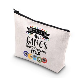 Funny Bingo Player Gift It’s All Fun and Games Until Someone Yells Bingo Lucky Bingo Bag for Her (Yells Bingo CA)
