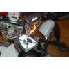 VICTORY MOTORCYCLE LED FORK SPIKE FRONT TURN SIGNAL INDICATOR RELOCATION