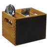 Olympia Table Organiser with Blackboard with not Fixed Internal Walls