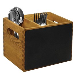 Olympia Table Organiser with Blackboard with not Fixed Internal Walls 15x21x16cm