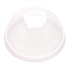 Restaurantware LIDS ONLY: 100-CT Disposable Clear Dome Lids for Basic