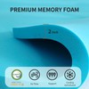 4 inch Dual Layer Queen Mattress Topper for Back Pain