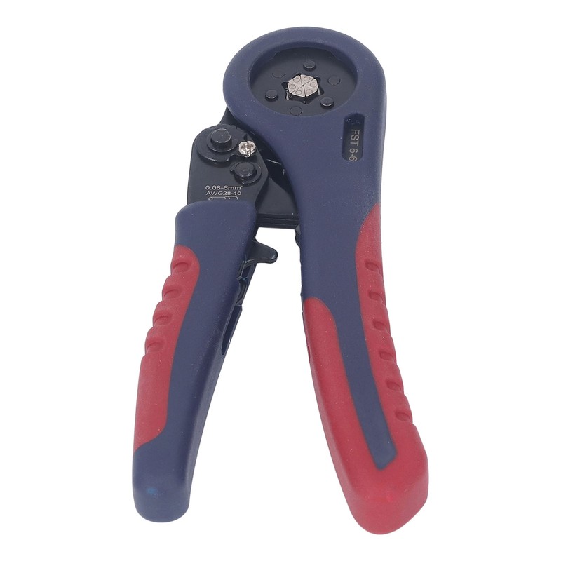 Ferrule Crimping Plier Self Adjustable Ergonomic Ratchet Wire Shrinkage Hand