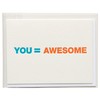 American Greetings Funny Thank You Card (You Equal Awesome)