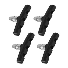 BMYUK Universal Bike Brake Pads Rubber Silent V-Brake Pad V-Brake Shoes with Hex Nuts Skid for d Most Road Mountain Bike 70mm(2.76") (8PCS)