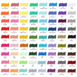 Artecho Oil Pastels Set of 72 Colors, Soft Oil Pastels for Art Painting, Drawing, Blending, Art Supplies for Artists, Beginners, Teachers (10 x 70 mm)