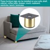 Bivethoi 4pcs Stainless Steel Furniture Legs 2 Inch / 50mm