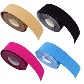 4 Stücke Mehrfarbiger Muskelflecken, Dehnungsbandflecken, Laufendem Schutzfleck, Geeignet Für Hände, Beine, Taille Und Schultern.