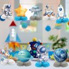 10 Pcs Astronaut Party Decorations Honeycomb Centerpieces Space Themed Party