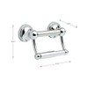 Delta Traditional (1-Pack) Toilet Paper Holder w/Assist Bar ADA Compliant