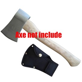 UCCKEYI Hatchet Head Sheath Holster, Black Axe Sheath Cover with Snap Fit for Fiskars X7,Lexivon V14 Camping Hatchets, Husky 1.25 lb, Harbor Freight 1.25 lb,Cold Steel Throwers and More