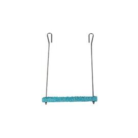 PENN-PLAX Bird-Life Trimmer Plus Cement & Metal Swing – Naturally Trims Nails & Beak – Great for Parakeets, Cockatiels, Finches, and Other Small Birds – Small Size