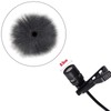 Pack of 2 Fur Wind Protection for Microphone, Fur Microphone