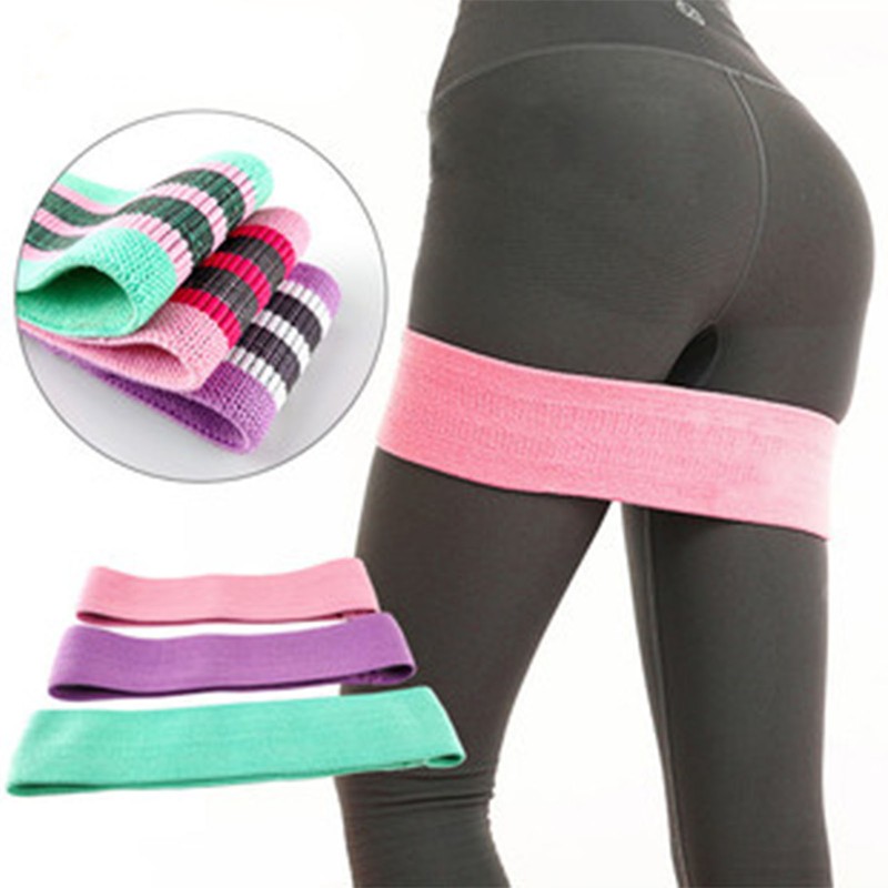 Resistance Band Fitness Exercise Bands with 3 Resistance Levels for