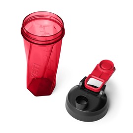 YETI Yonder 27 oz (737 ml) Leakproof Protein Shaker Bottle, Rescue Red