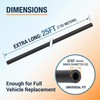 25FT Windshield Washer Hose Kit, 5/32" (4mm) ID Thickened 3mm