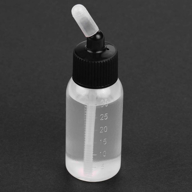 Pack of 10 Empty Airbrush Bottles, 30 ml Paint Storage