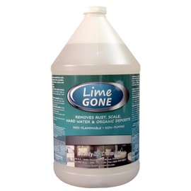 Quality Chemical Lime-Gone Remover - Calcium, Lime and Hard Water Stain Remover for Bathroom, Shower and Tile - Lime a Way - 128 oz (Pack of 1)