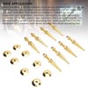 Generic Speaker Spikes, 8Pcs Copper Shockproof Isolation Foot Set with