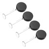 MECCANIXITY 3.3ft Retractable Cable Lock with Round Patch Remote Control