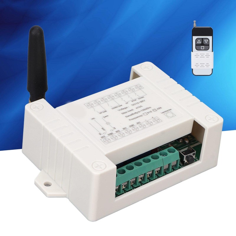 Relay Remote Control Switch, DC 12V 24V 36V 433MHz Wireless