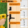 DJSUNPACKING 18" Heavy Duty Cane Bolt Gate Drop Rod with