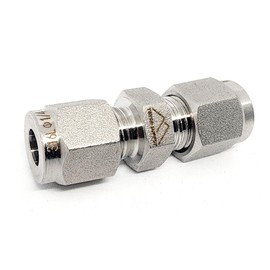 1/4" Union, 316 Stainless Steel, Compression Fitting, Swagelok and Parker Compatible