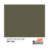 AK Interactive 3rd Gen Acrylic Sooty Black Ink 17ml