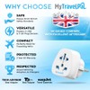 World To EU Travel Adapter | UK, US, Australia To