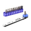 LABEAR Ultra Low Profile Mini Ratchet Wrench Set with 12-Piece