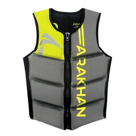 Arakhan Neoprene Premium Life Vest 110kg (Lime Green)