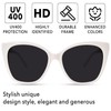 OPTOFENDY Sunglasses Womens Trendy Square Cat Eye Sun Glasses UV400