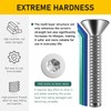 Valorada 20Pcs M6 x 12mm Bolts, M6 Countersunk Bolts, Torx