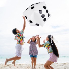 Jumbo Dice, Big 12.8 inches (30 cm), Giant Beach Ball, Jumbo Card Game Dice (1 Piece)