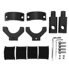 Pair of 0.75in 1.18in ATV UTV Light Bar Mounts 360 Degree Rotating Firm Sturdy Tube Roll Cage Clamps
