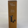 Our Table Wine Saver Pump With 2 Stoppers Black
