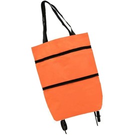 Bolsa de Agua con Carrito Plegable portátil con Interior Espacioso para comestibles, Viajes, hogar, ergonómica, Carrito con Ruedas, Almacenamiento de diseño Plegable para Equipaje en Mercado