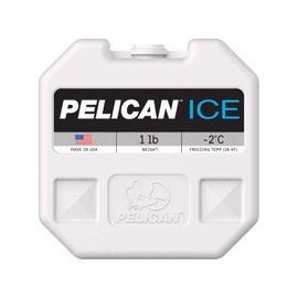 Pelican (ペリカン) ユニ PI-1ポンド-BLU クーラー 1ポンド アイスパック (ホワイト) 1ポンド