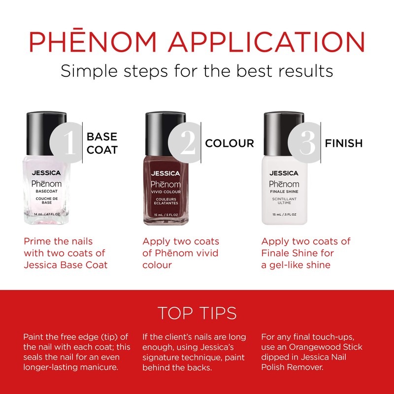 Jessica Phenom Vivid Colour Nail Lacquer (15ml)