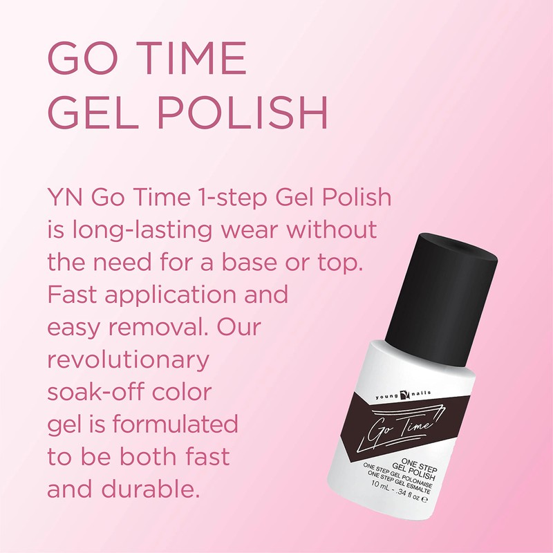 Young Nails Go Time Gel Polish, Hey Hey Hey, 0.34