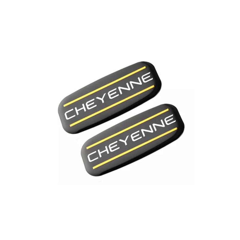 Tomilia 2Pc Cheyenne Cab Emblem Badge Logo Roof Pillar Replacement