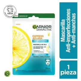 Mascarilla Facial Garnier Skin Active Express Aclara 1 Pz