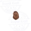 Ornate Print Stamp Brass Paisley Pattern Wood Clay Block