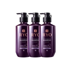 려 자양윤모 9ex 탈 모전문케어 지성샴푸 400ml 3입 RYO Jayangyunmo 9EX Hair Loss Professional Care Oily Shampoo 400ml Pack of 3