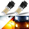 AUXLIGHT 3157 4157 3057 3457 Switchback LED Bulbs 76SMD Chipsets