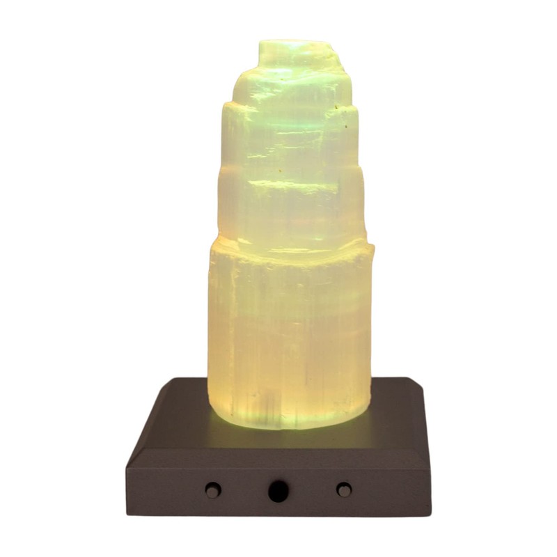 Selenite Stone Iceberg Skyscraper Tower Approx. 11 cm