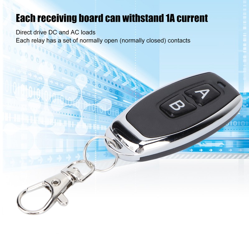 Mini Remote Relay 433MHz Learning Wireless RF Transmitter Receiver Switch